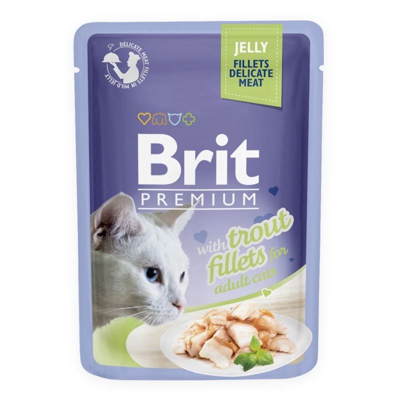Brit Cat Delicate Trout in Jelly, 85 g