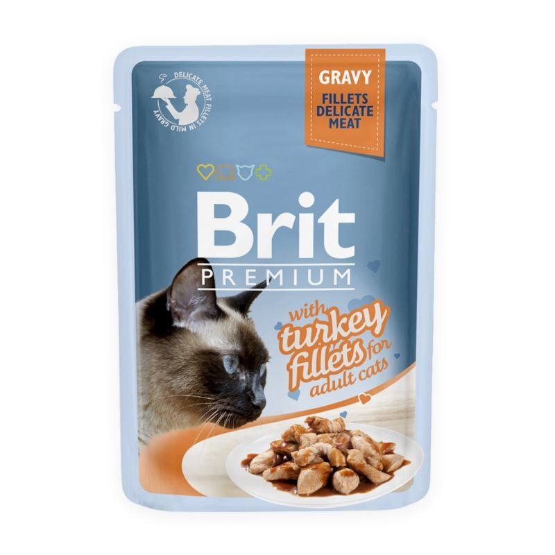 Brit Cat Delicate Turkey in Gravy, 85 g
