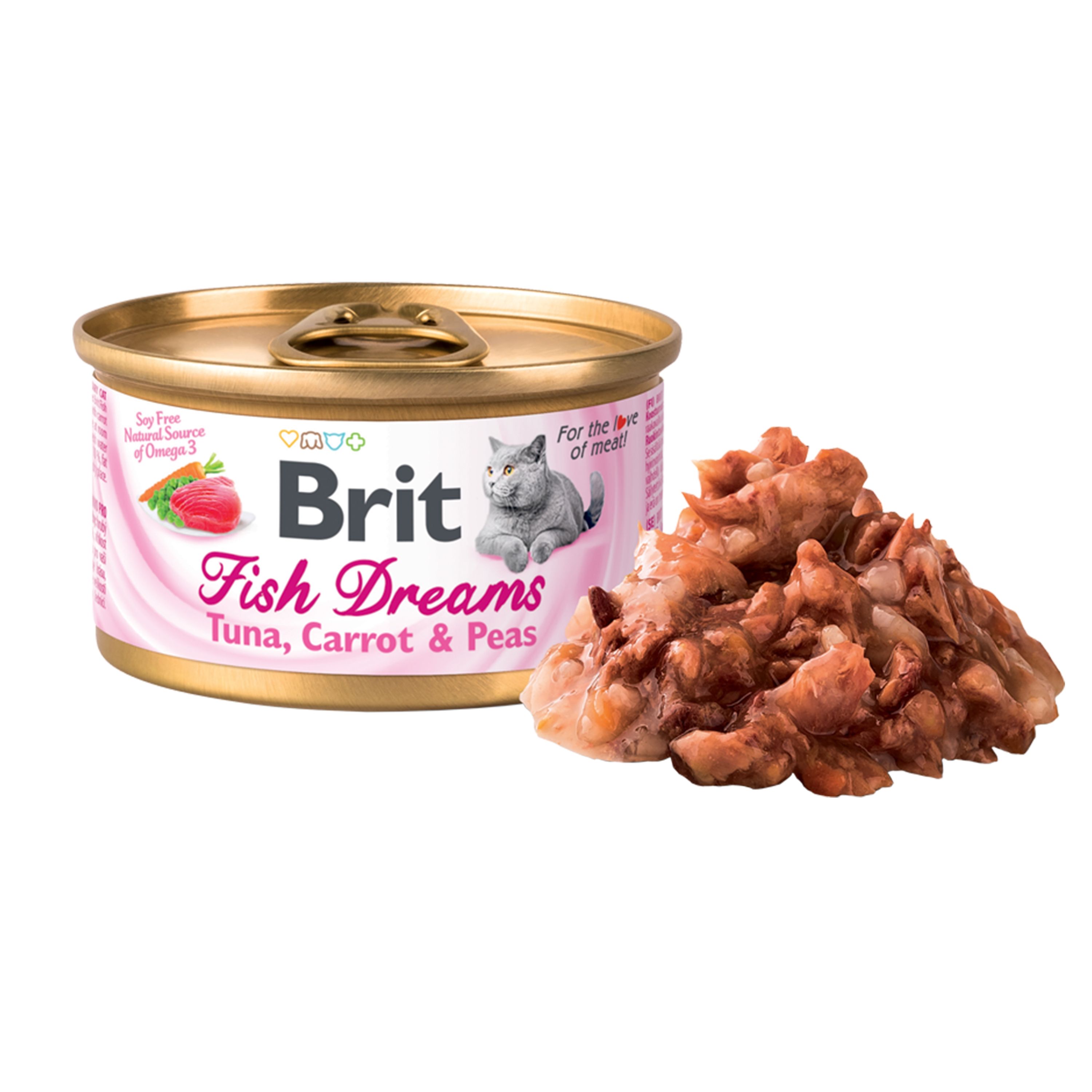 Brit Fish Dreams Tuna, Carrot and Pea, 80 g