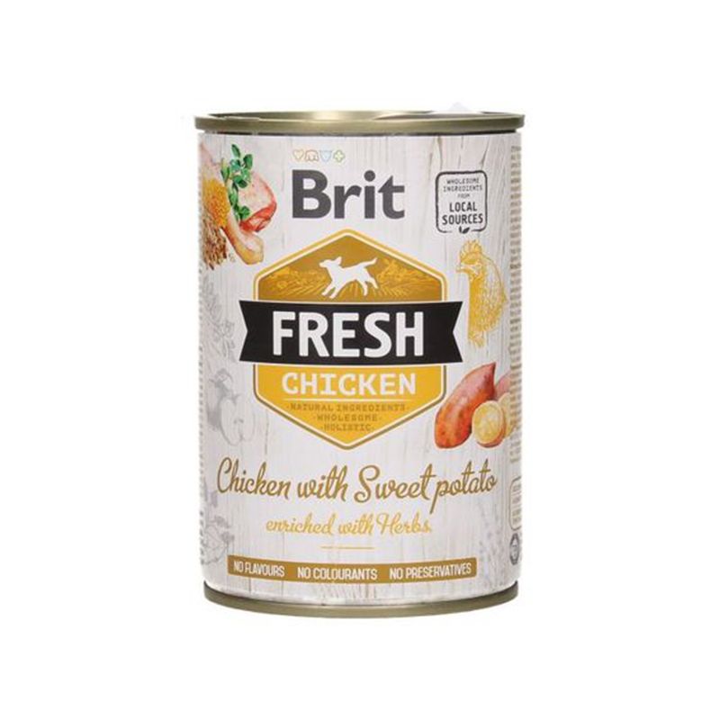 Brit Fresh Chicken with Sweet Potato, 400 g