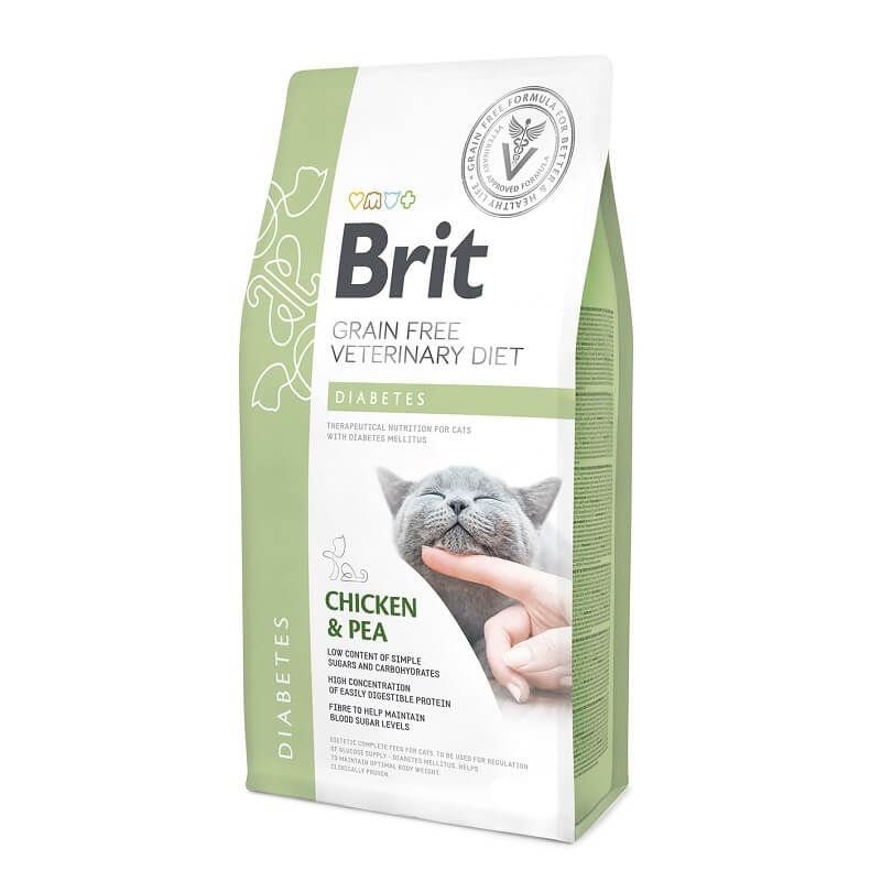 Brit Grain Free Veterinary Diets Cat Diabetes, 2 kg BRIT