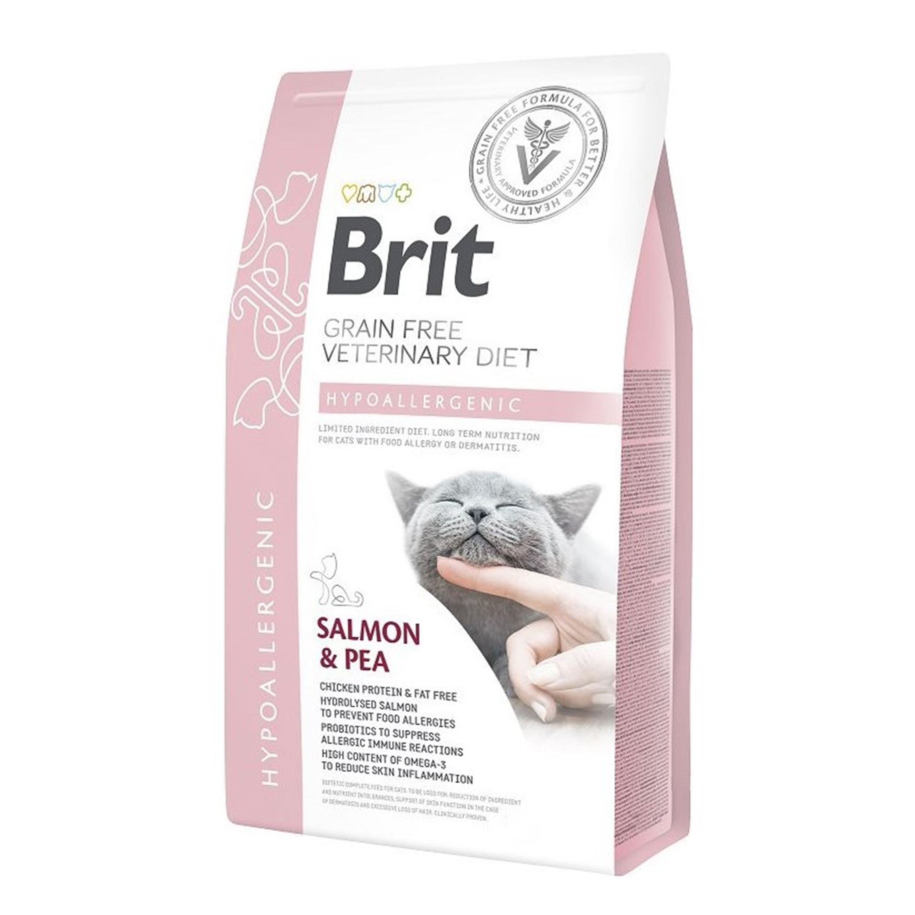 Brit Grain Free Veterinary Diets Cat Hypoallergenic, 5 kg Brit
