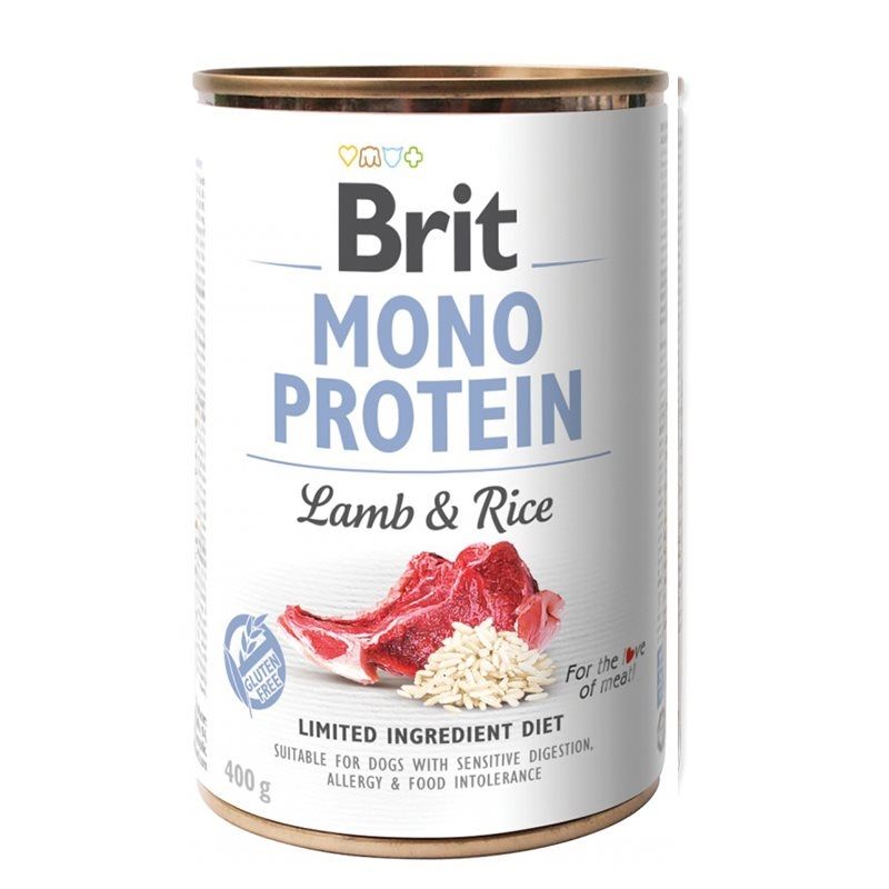 Brit Mono Protein Lamb & Rice, 400 g