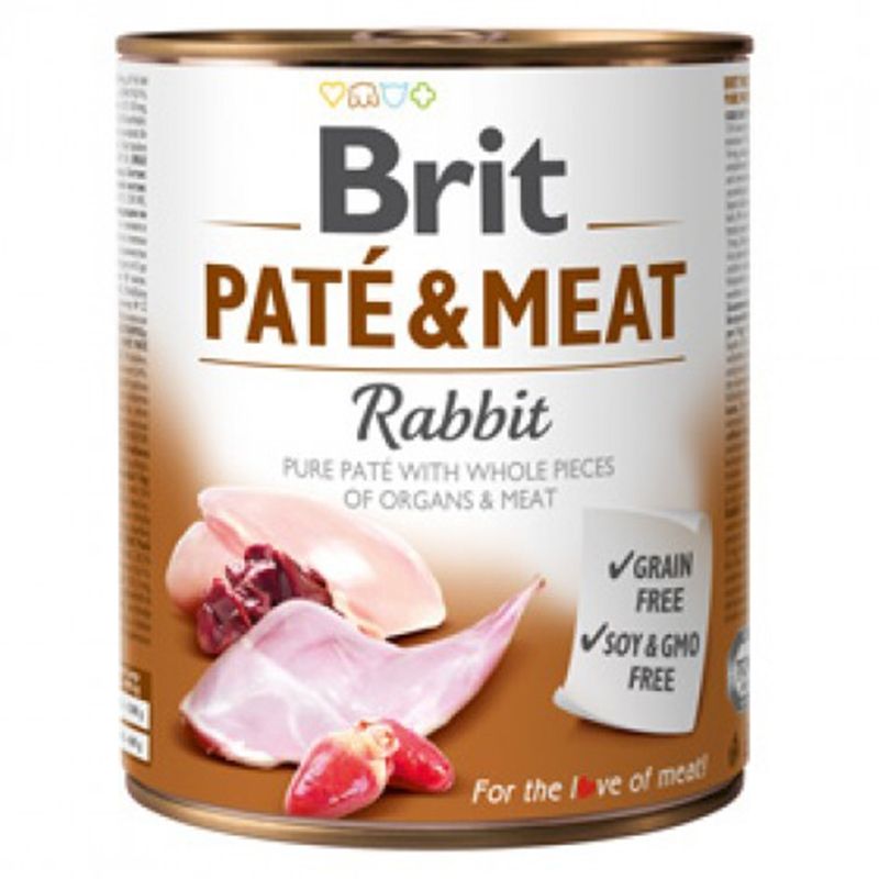 Brit Pate and Meat Rabbit, 800 g