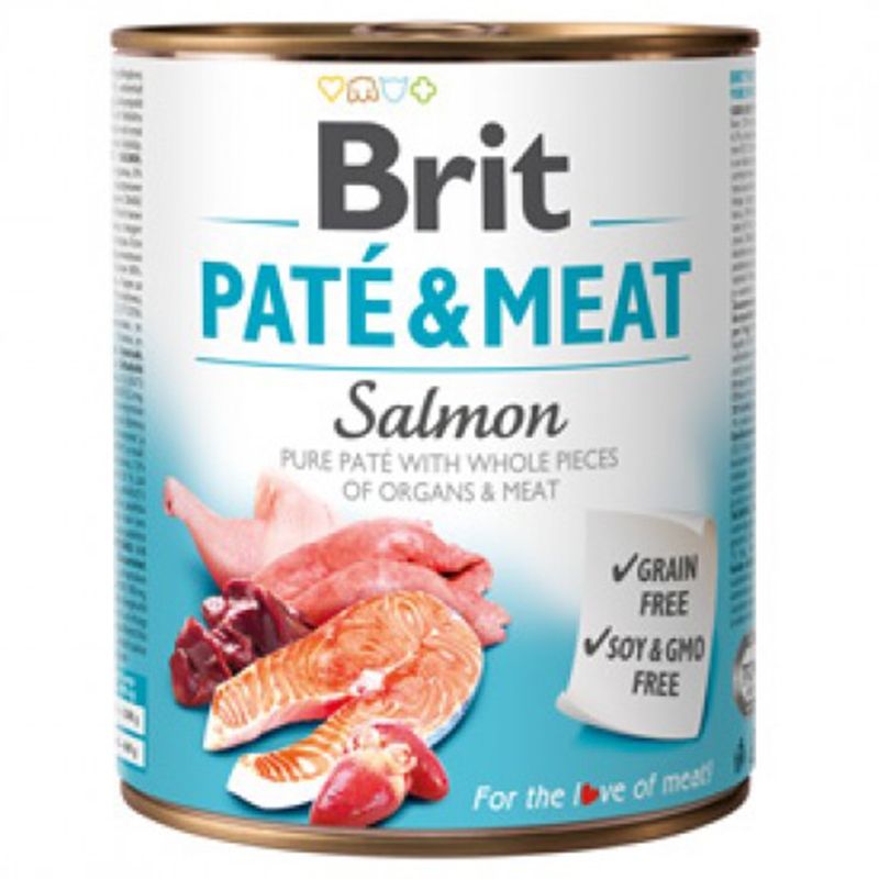 Brit Pate and Meat Salmon, 800 g