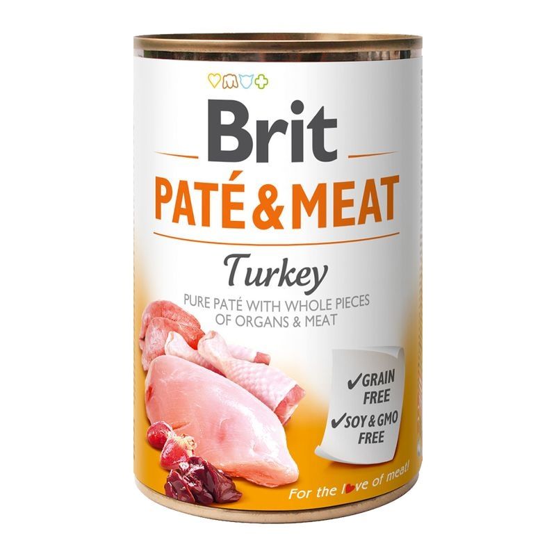 Brit Pate & Meat Turkey, 400 g