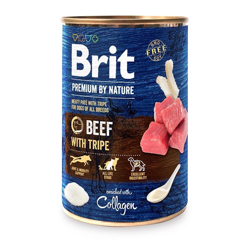 Brit Premium by Nature Beef with Tripes, 400 g