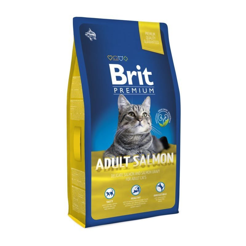 Brit Premium Cat Adult Salmon, 8 kg