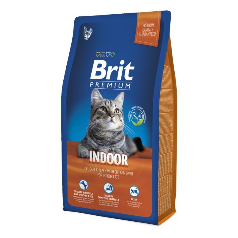 Brit Premium Cat Indoor, 8 kg