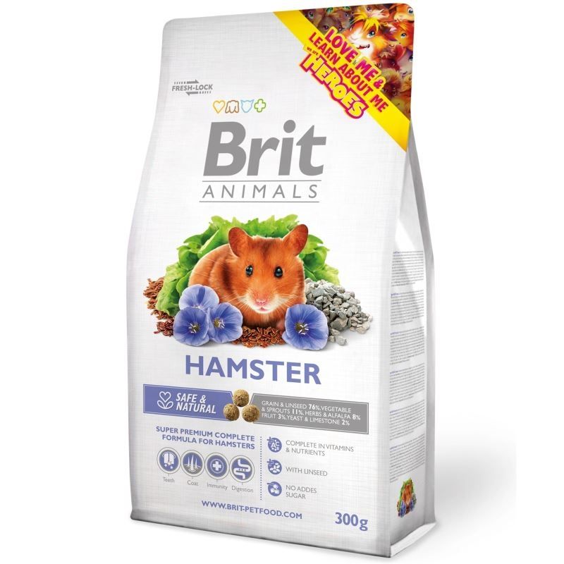 Brit Premium Hamster, 300 g Meniuri Rozatoare 2023-09-26