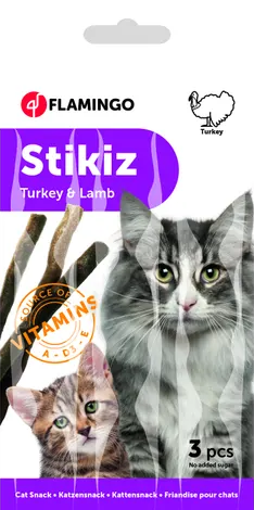 Snack Cat Curcan, Flamingo Stikiz, 15 g