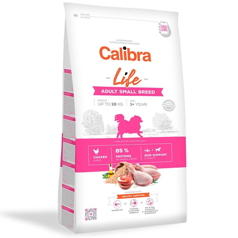 Calibra Dog Life Adult Small Breed Chicken, 1.5 kg