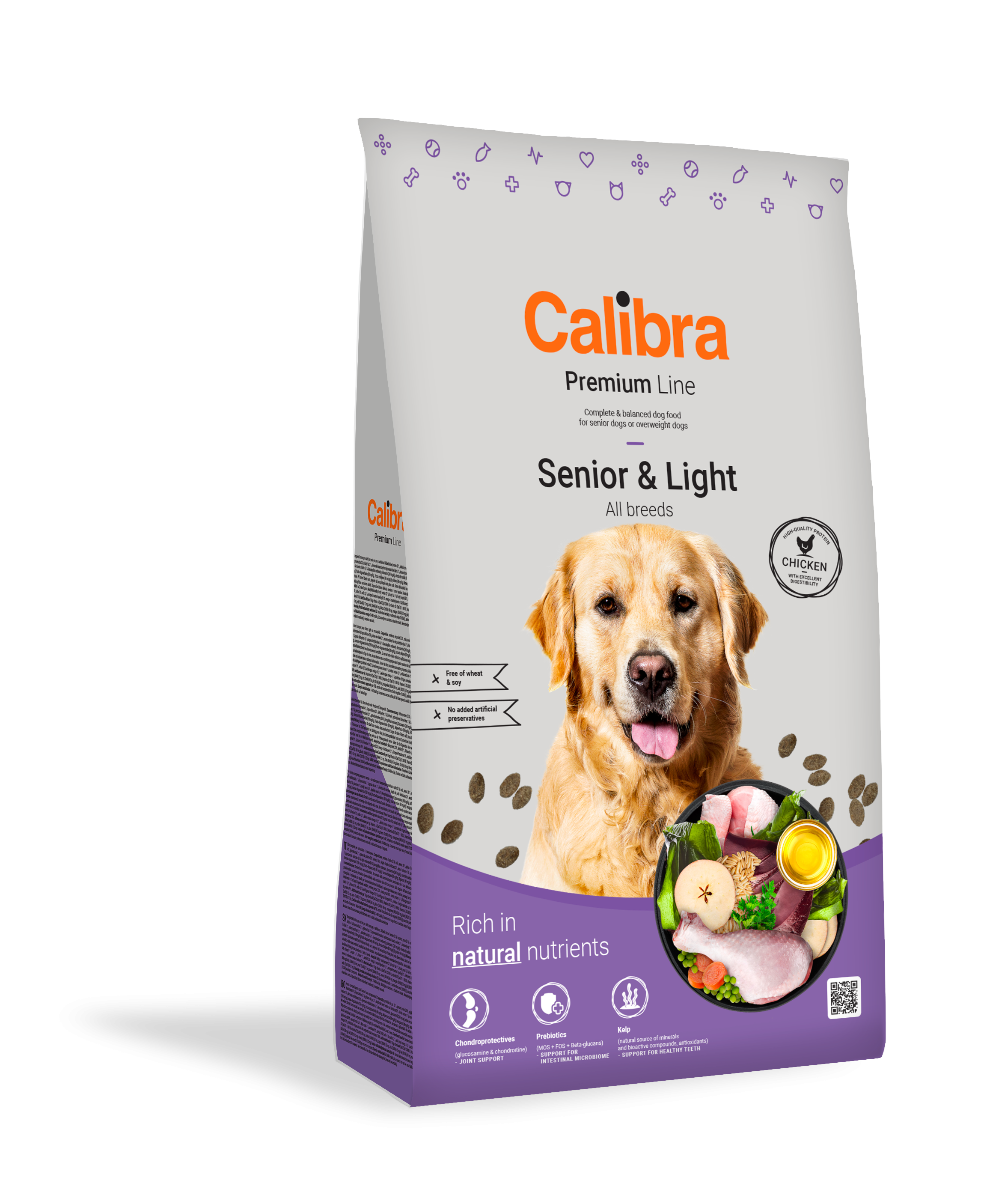 Calibra Dog Premium Line Senior & Light, 12 Kg