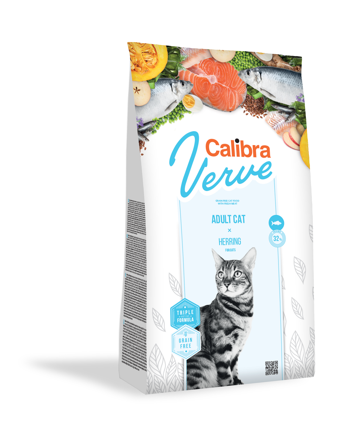 Calibra Cat Verve Grain Free Adult, Herring, 750 g 750 imagine 2022