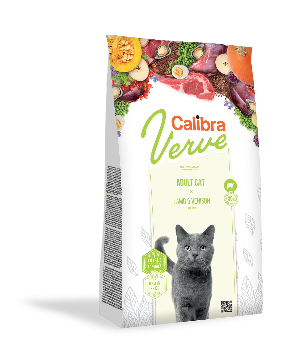 Calibra Cat Verve Grain Free Mature 8+ Lamb & Venison, 750 g