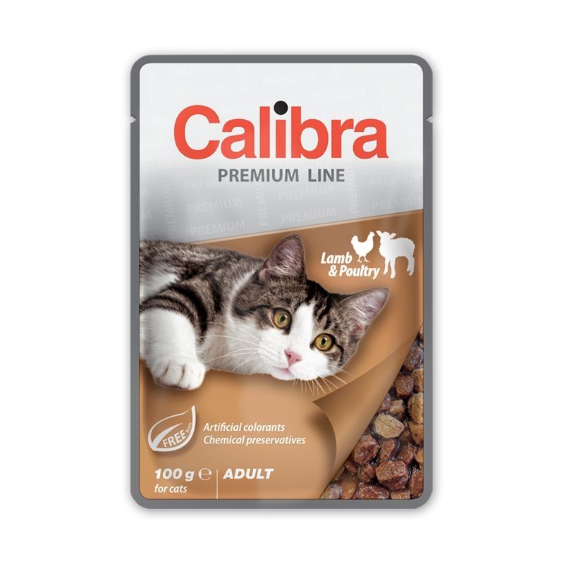 Calibra Cat Pouch Premium Adult Lamb & Poultry, 100 g 100 imagine 2022