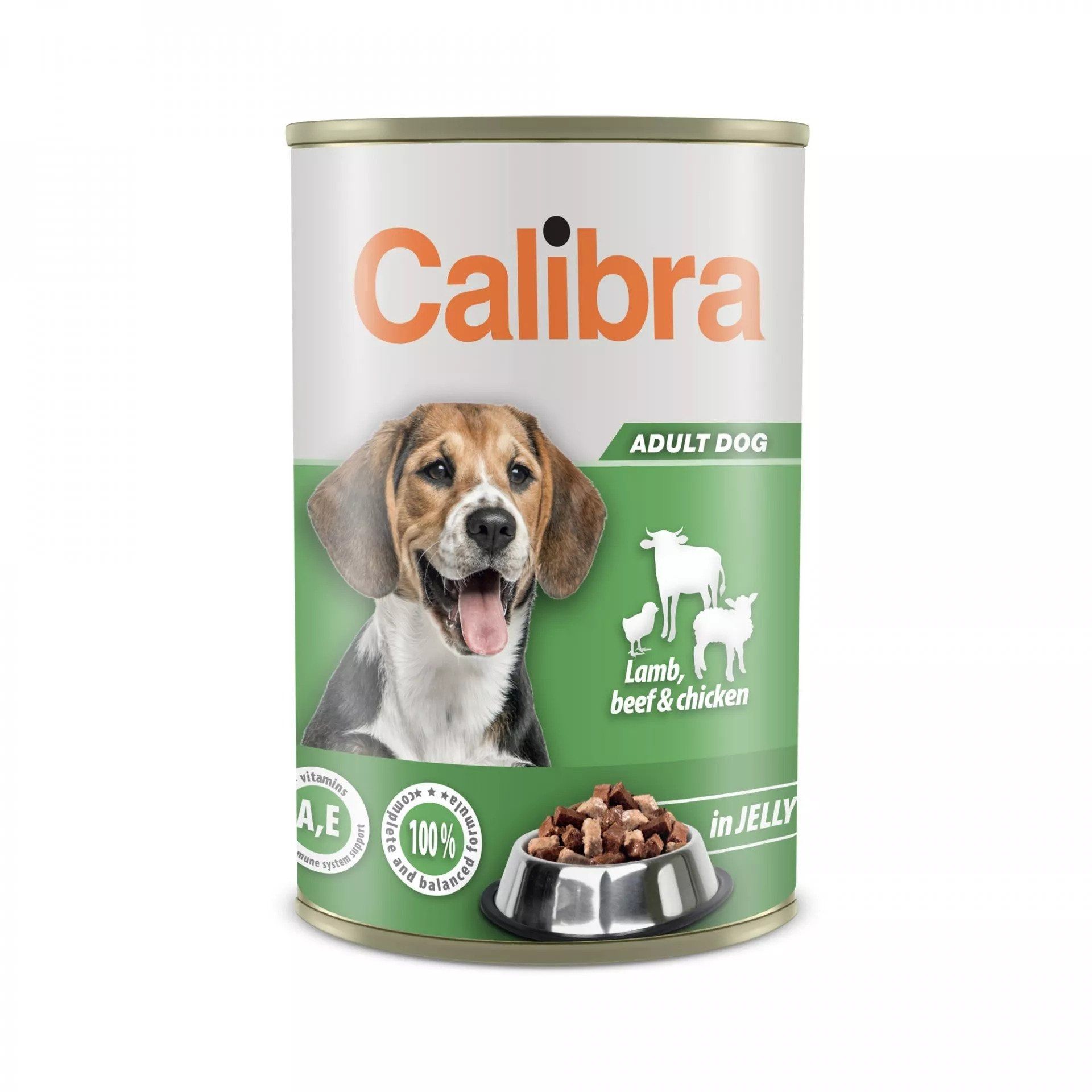 Calibra Dog Conserva Beef & Lamb & Chicken in Jelly 1240 g (conserva) imagine 2022
