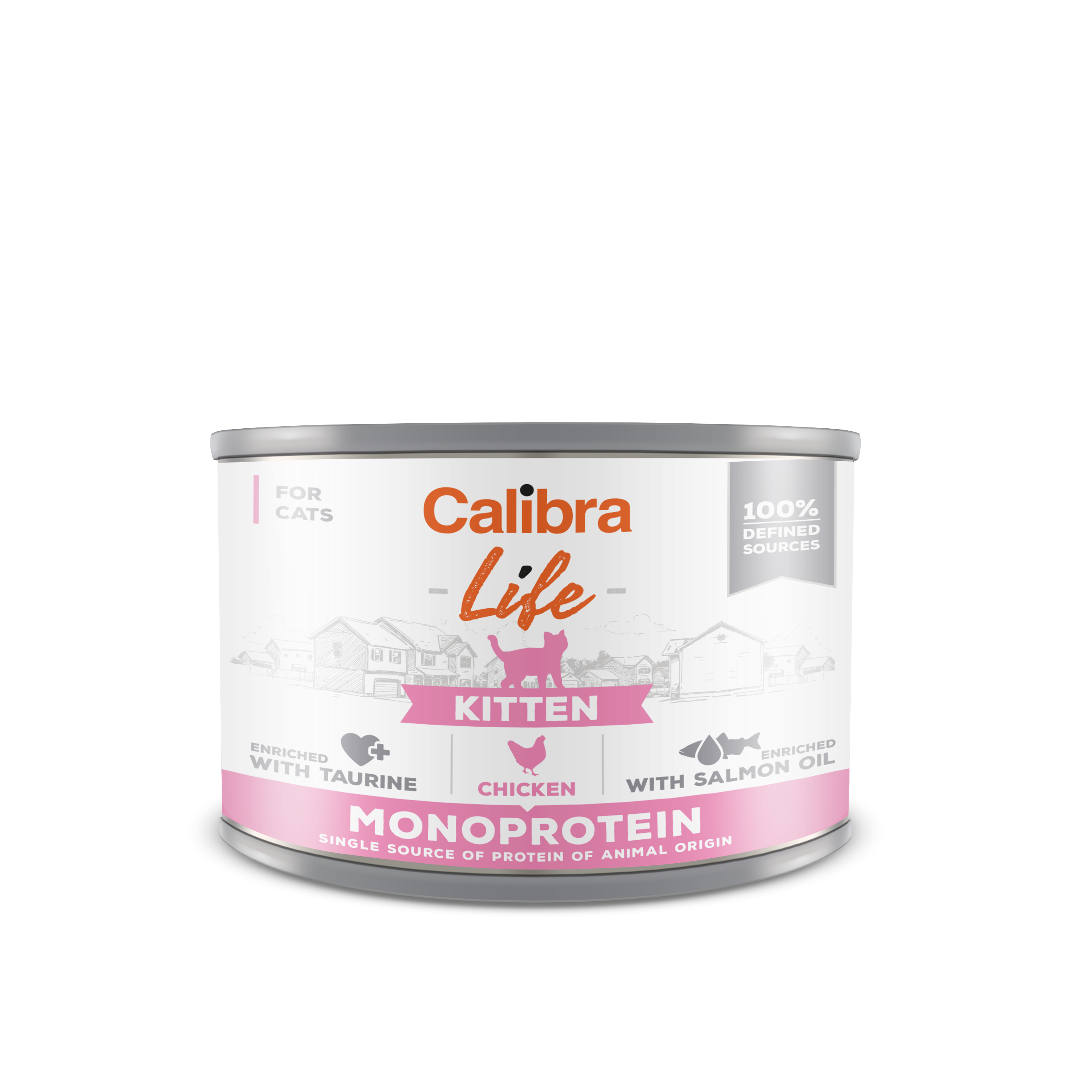 Calibra Cat Life Kitten Chicken 200 g, conserva