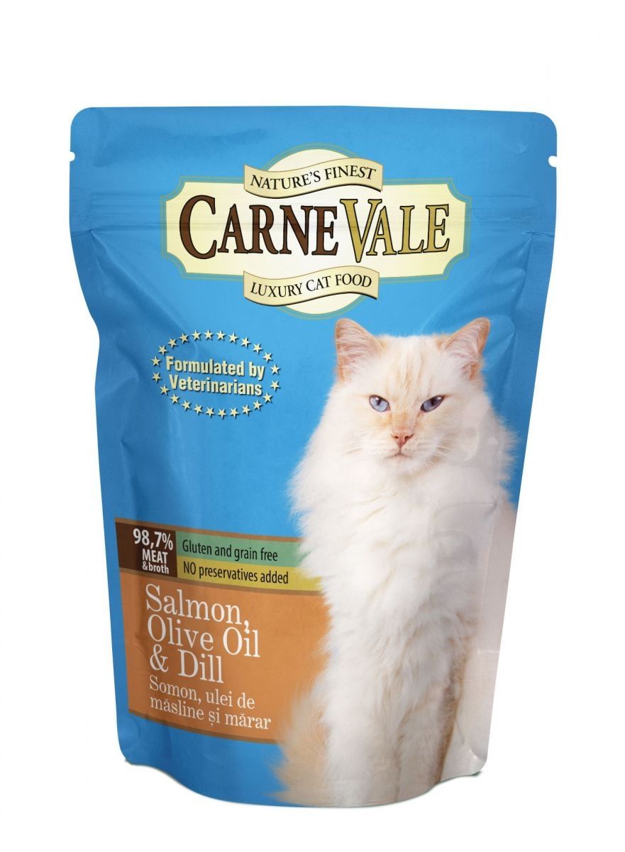 Hrana umeda pisici, Carnevale Somon, Ulei de Masline & Marar, 85 g