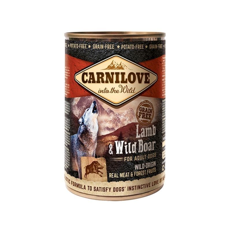 Carnilove Dog Wild Meat, Venison & Reindeer, 400 G