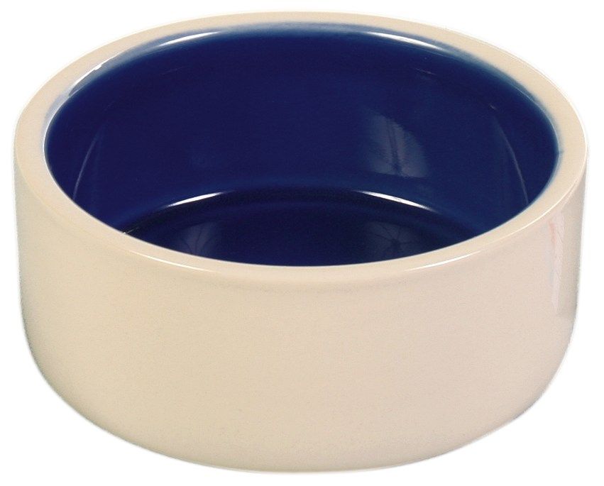 Castron Ceramica 0.3 l/12 cm Crem/Albastru 2450 0.3 imagine 2022