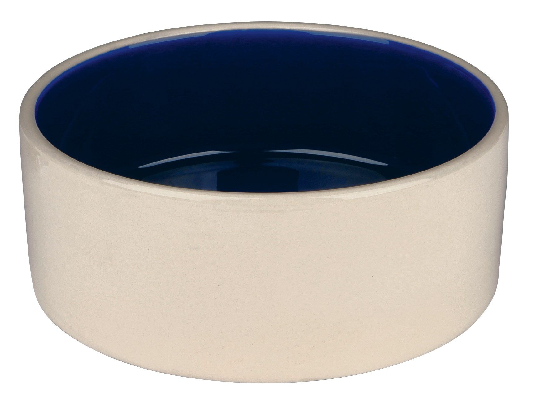 Castron Ceramica 1 l/18 cm Crem cu Albastru 2451 2451 imagine 2022