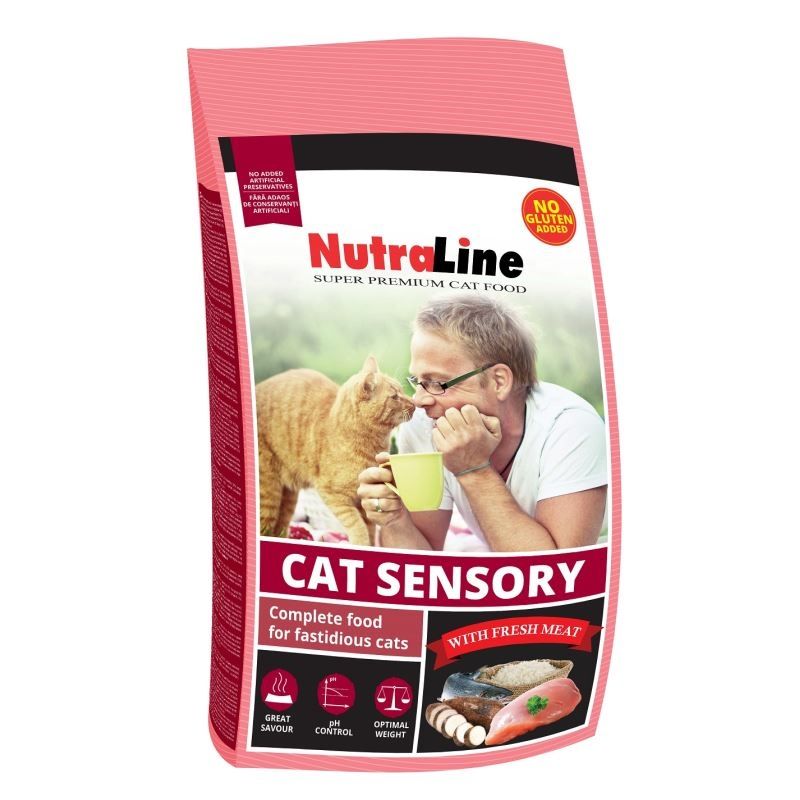 Nutraline Pisica Sensory, 10 kg hrană imagine 2022
