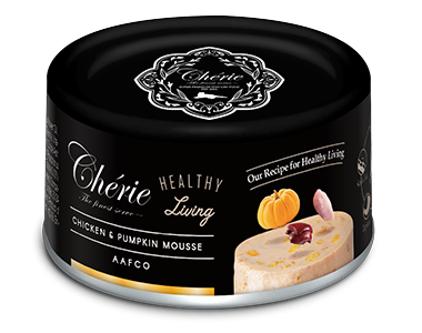 Cherie Adult Cat Mousse cu Pui Dovleac, 80 g