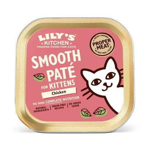 Lily’s Kitchen, Smooth Pate for Kittens, Chicken, 85 g