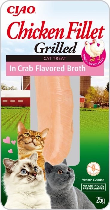 Ciao File de Pui la Gratar in Supa cu Aroma de Crab, 25 g