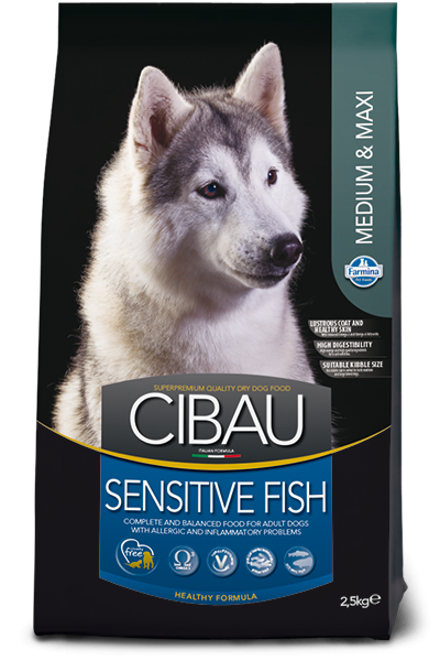 Cibau Sensitive Fish Medium-Maxi, 12 Kg