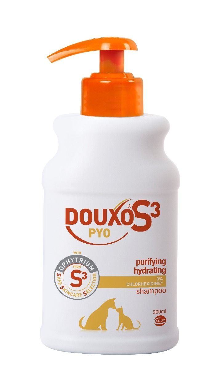 Douxo S3 Pyo Sampon Chlorhexidine, 200 ml 200
