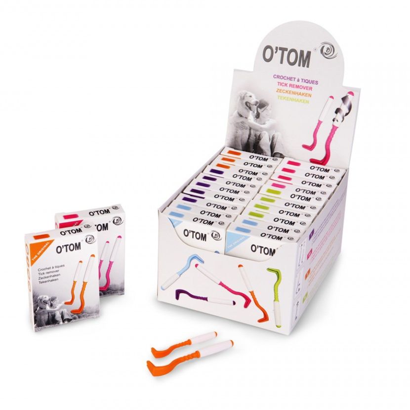 Croseta silicon extras capuse, O’Tom Tick Twister Silicon, set 2 buc Antiparazitare