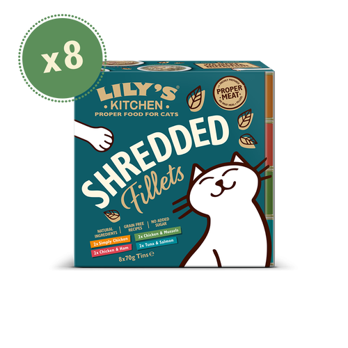Lily’s Kitchen Shredded Fillets Tins Multipack 8×70 g 8x70 imagine 2022