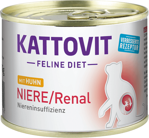 Conserva Kattovit Renal, Pui, 185 g