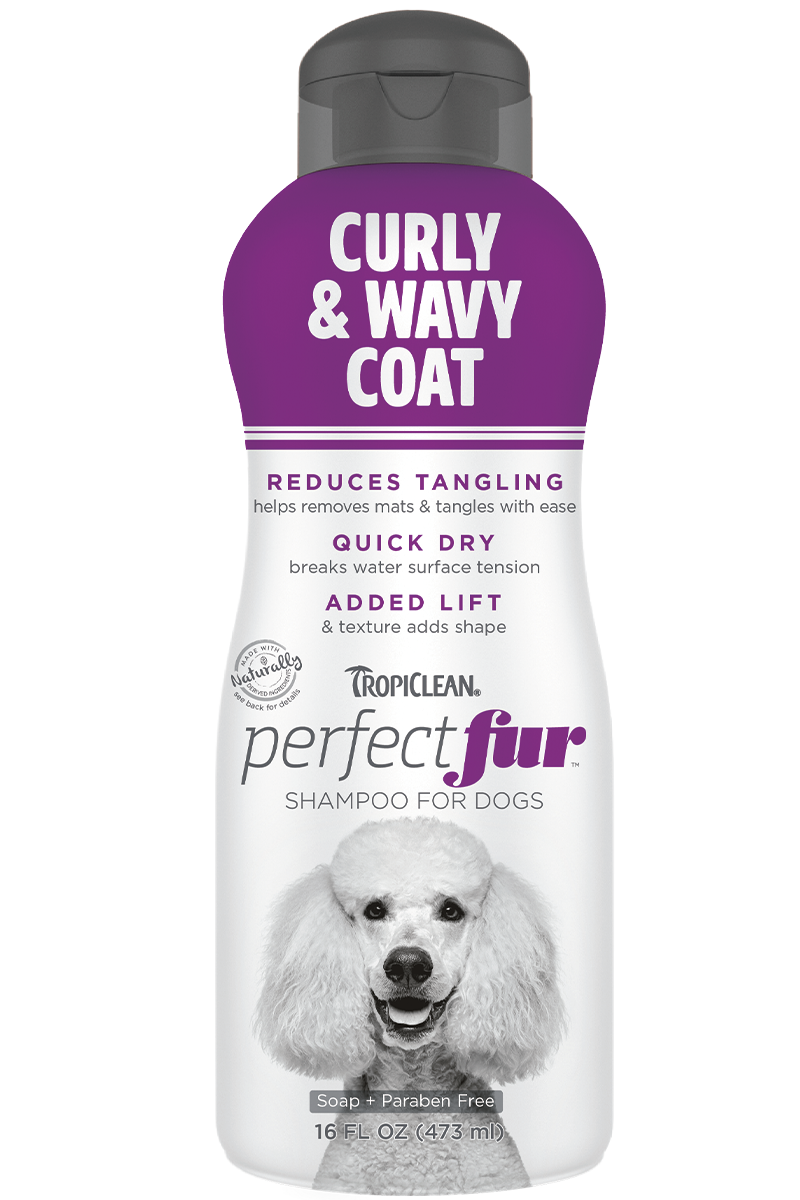 Perfect Fur Curly & Wavy Coat Shampoo for Pets, 473 ml 473 imagine 2022