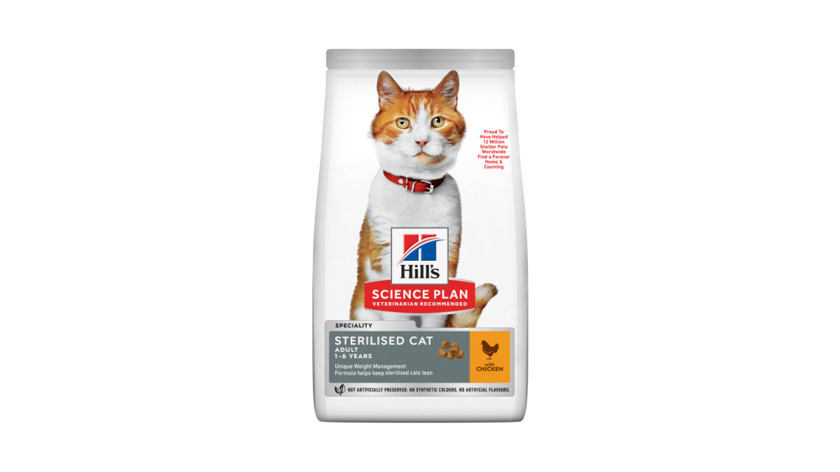 Hill's SP Feline Adult Sterilised Cat Chicken, 15 kg: 623,08 RON ...