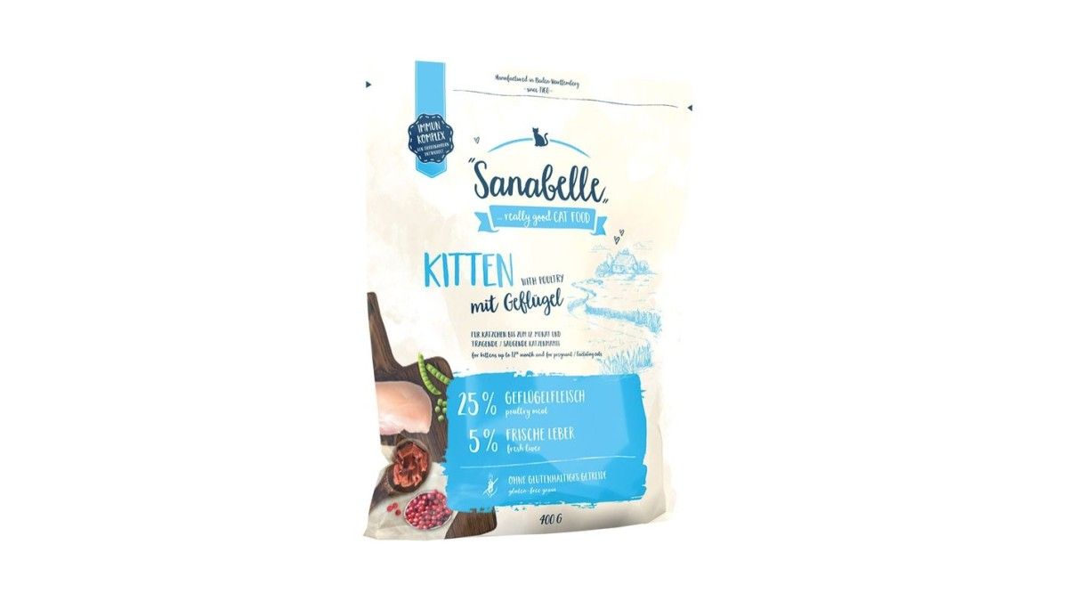 Sanabelle Kitten Trockenfutter für wachsende & Schwangere/stillende Katzen, 2,50 kg