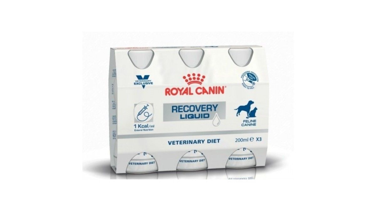 Royal Canin Recovery Cat/ Dog Liquid, 3 x 0.2L: 64,92 lei - PetMart PetShop