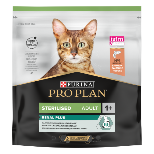 ​PURINA PRO PLAN STERILISED Renal Plus, Somon, 400 g