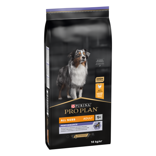 PURINA PRO PLAN ADULT Performance, Toate Taliile, Pui, 14 kg