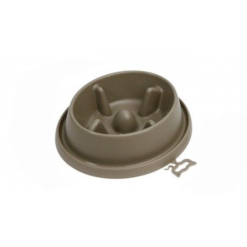 Castron pentru hranire lenta, caini, Geo Slow Food, 25.5 cm