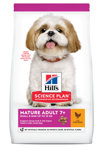 Hrana uscata caini, Hill's Science Plan Canine Mature Small and Mini Chicken, 3 kg