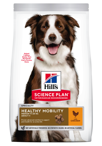 Hrana uscata caini, Hill's Science Plan Canine Adult Healthy Mobility Medium, 14 kg