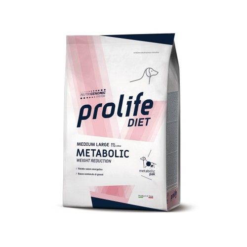Dieta veterinara caini, Prolife Vet Metabolic Weight Reduction Medium & Large, 8 kg