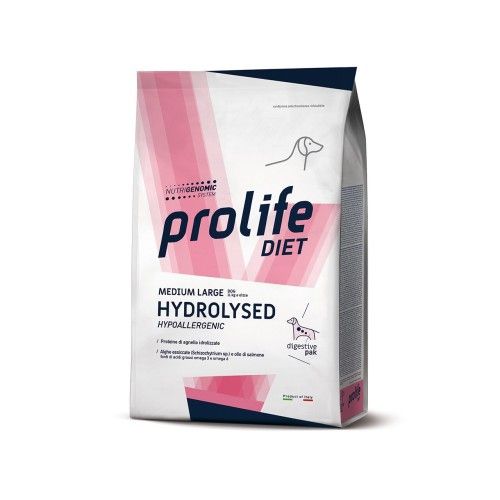 Dieta veterinara caini, Prolife Vet Hypoallergenic Hydrolyzed Medium & Large, 2 kg