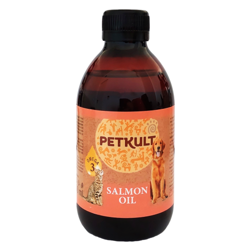 Ulei de somon pentru caini si pisici Petkult, 300 ml