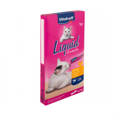 Snack Lichid Pisici Vitakraft Pui PROMO, 6x15 g