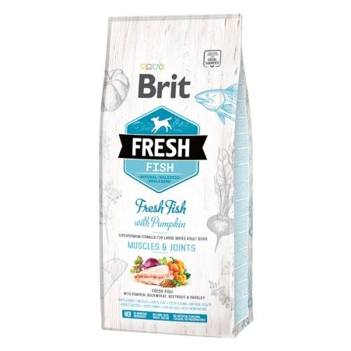 Brit Fresh Fish and Pumpkin Adult Large, 12 kg