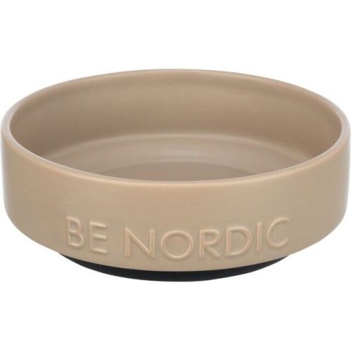 Trixie Bol Ceramic Be Nordic, 0.5 l/ ø 16 cm, Taupe